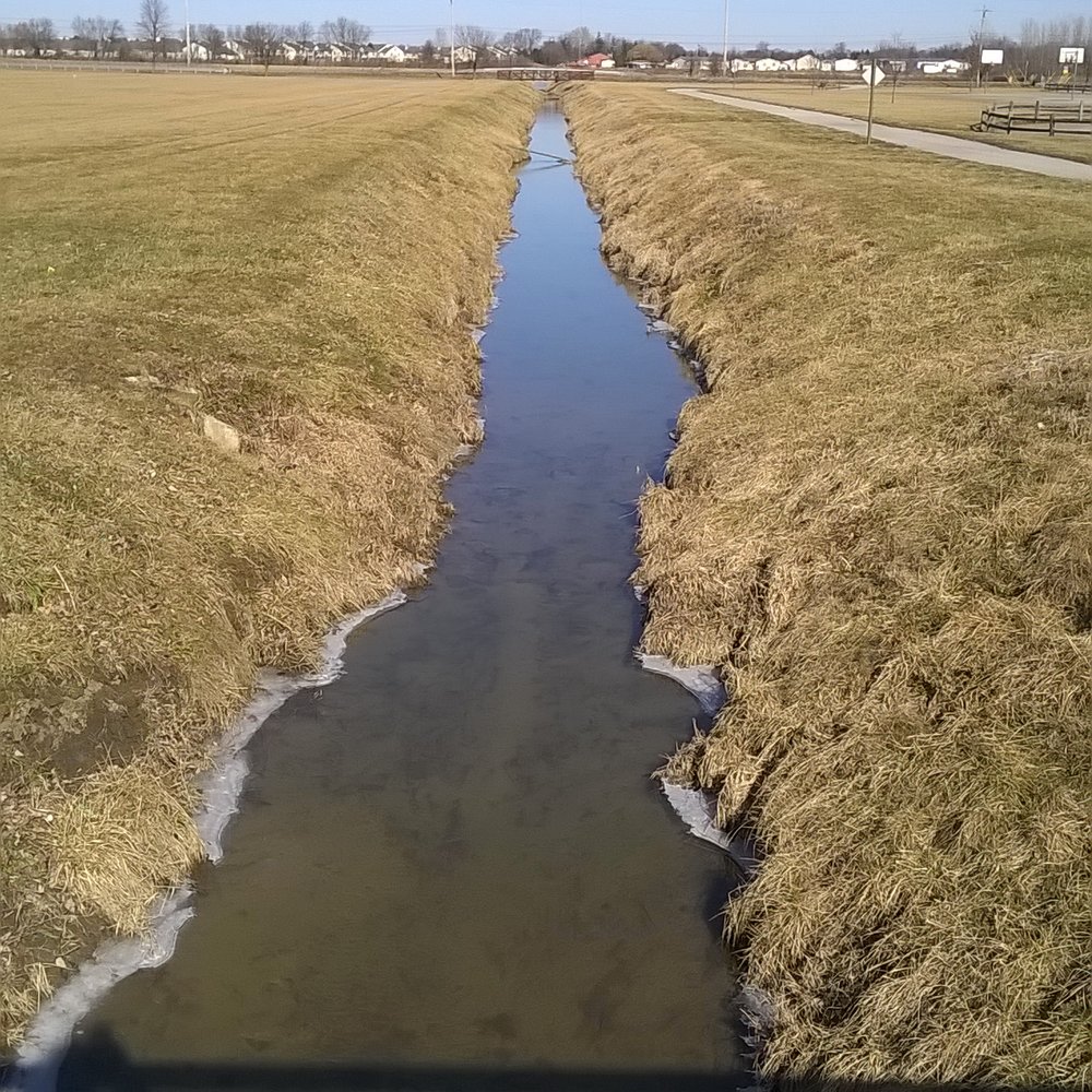 Summerfield Park - ditch separating the two halves of the park - Parks Near Me - Greenwood, Indiana Summerfield Park - ditch separating the two halves of the park - Parks Near Me - Greenwood, Indiana