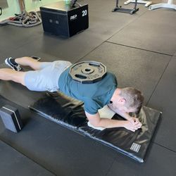 Weighted plank