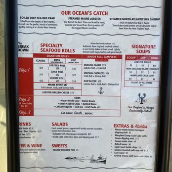 Lobster West - Menu - Seafood Near Me - Coronado, California Lobster West - Menu - Seafood Near Me - Coronado, California