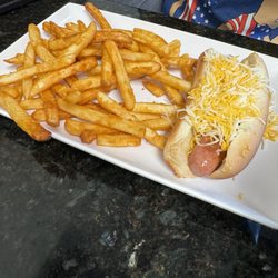 Tony's Bar & Grille - Hot dog and fries