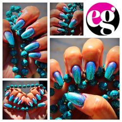 Tickle Sticks Nail Salon - Beautiful summer nails that look amazing pool side!