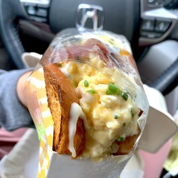 Egg Tuck - Bacon and Cheese Sandwich - Breakfast & Brunch Near Me - Los Angeles, California Egg Tuck - Bacon and Cheese Sandwich - Breakfast & Brunch Near Me - Los Angeles, California