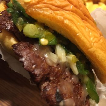 Shake Shack RiNo - "Denver style" with green chili - Fast Food Near Me - Denver, Colorado Shake Shack RiNo - "Denver style" with green chili - Fast Food Near Me - Denver, Colorado