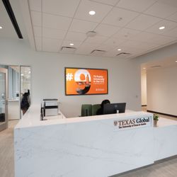 Texas Global Passport Services - Renovated office front desk