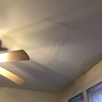 Peak Properties - Water damage that's now painted over and not fixed - Property Management Near Me - Chicago, Illinois