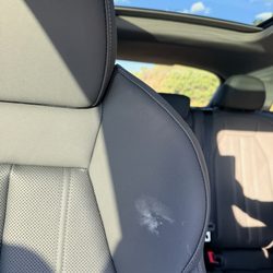 Audi Glenwood Springs - Disgusting schmear on passenger seat