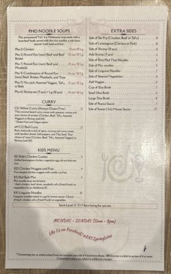 Menu photo 2 Spring Lotus Restaurant Wenatchee, WA Menu photo 2 Spring Lotus Restaurant Wenatchee, WA