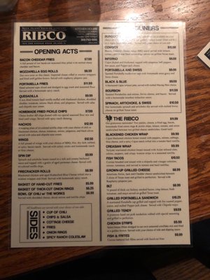 Menu photo 2 Rock Island Brewing Co Rock Island, IL Menu photo 2 Rock Island Brewing Co Rock Island, IL