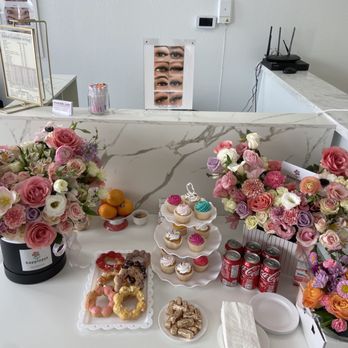 Muse Lash - Grand opening flowers and dessert, so pretty - Eyelash Service Near Me - Upland, California Muse Lash - Grand opening flowers and dessert, so pretty - Eyelash Service Near Me - Upland, California
