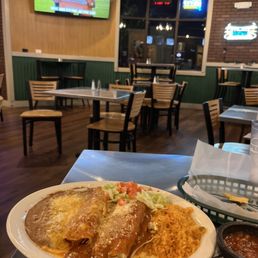 Chicken enchilada and a tamale and the World Series! Chicken enchilada and a tamale and the World Series!