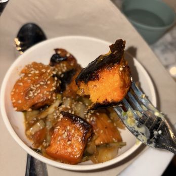 Flower Child - Red Chile Glazed Sweet Potato - Salad Near Me - Henderson, Nevada Flower Child - Red Chile Glazed Sweet Potato - Salad Near Me - Henderson, Nevada