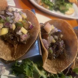 Curry oxtail tacos