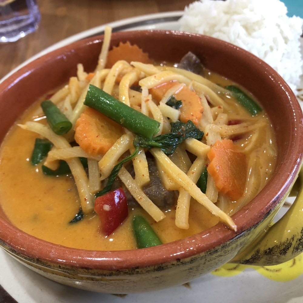 MyThai Kitchen - Red Curry with beef - Thai Near Me - Feasterville-Trevose, Pennsylvania MyThai Kitchen - Red Curry with beef - Thai Near Me - Feasterville-Trevose, Pennsylvania