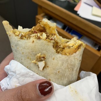 Patty's Mexican Kitchen & Catering - Some of the egg shell in my burrito - Mexican Near Me - Moscow, Idaho