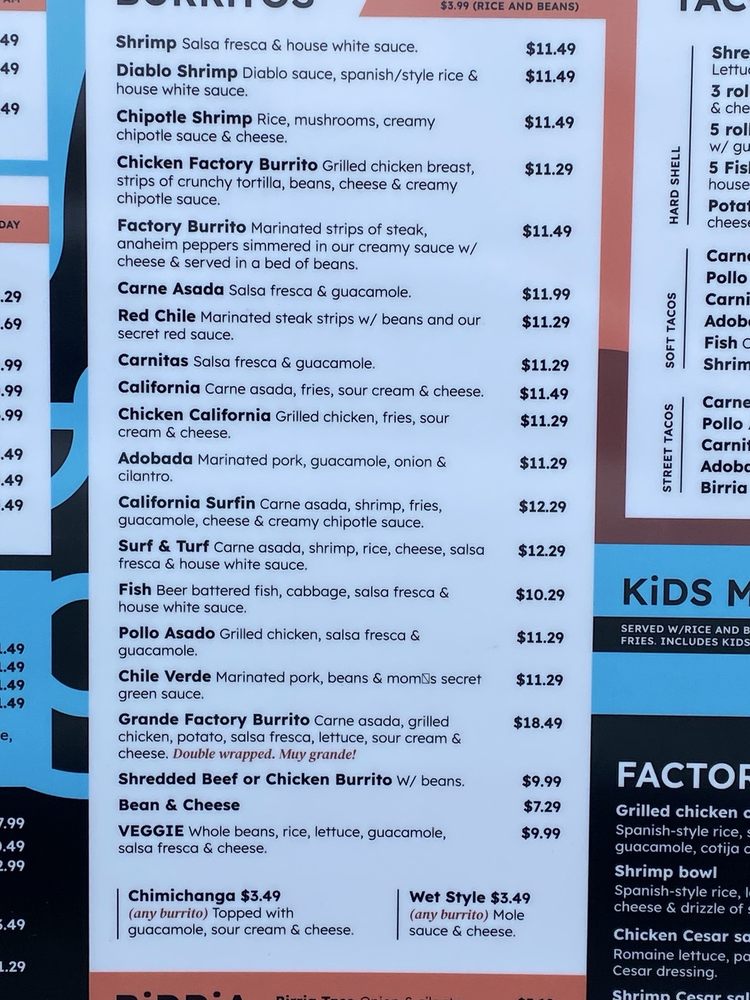 The Burrito Factory