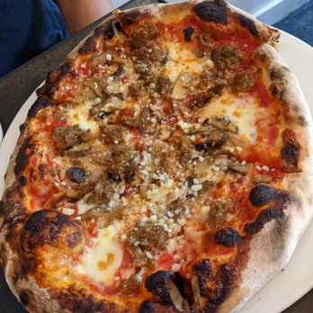 Delancey - Sausage with brown butter mushroom - Pizza Near Me - Seattle, Washington Delancey - Sausage with brown butter mushroom - Pizza Near Me - Seattle, Washington