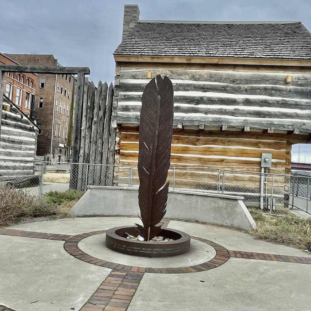 Riverfront Park - a sculpture of a feather in a circle - Parks Near Me - Nashville, Tennessee Riverfront Park - a sculpture of a feather in a circle - Parks Near Me - Nashville, Tennessee