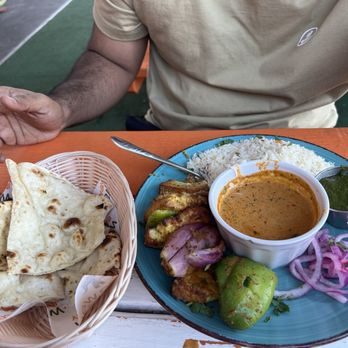 Wah Jee Wah - Paneer tikka skewer Combo Plate - Barbeque Near Me - Hayward, California Wah Jee Wah - Paneer tikka skewer Combo Plate - Barbeque Near Me - Hayward, California