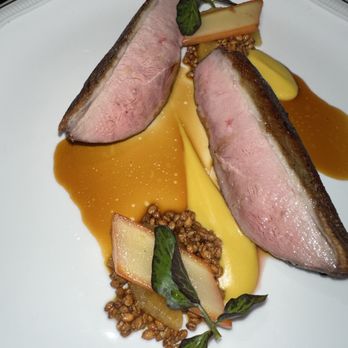 Koloman - Roasted Duck Breast oranges, roasted carrots, crispy einkorn - Austrian Near Me - New York, New York Koloman - Roasted Duck Breast oranges, roasted carrots, crispy einkorn - Austrian Near Me - New York, New York