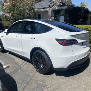 Tesla delivery, before PPF