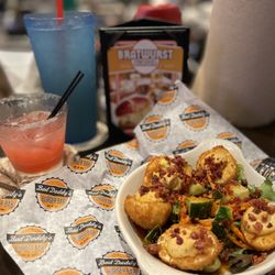 Bad Daddy's Burger Bar - Strawberry lemon drop and Not Your Mama's Deviled Eggs