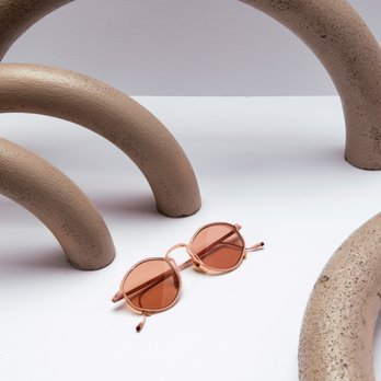 Edward Beiner - Aragon - Rose Gold - Jacques Marie Mage - Eyewear & Opticians Near Me - Miami, Florida