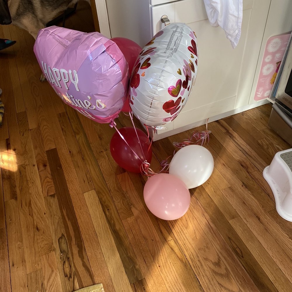 Who wouldn't be thrilled, apparently my expectation that balloons last to the next day, the actual holiday is unrealistic. Who wouldn't be thrilled, apparently my expectation that balloons last to the next day, the actual holiday is unrealistic.