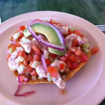 El Kora - Tostada de ceviche de Camaron - Mexican Near Me - Salinas, California El Kora - Tostada de ceviche de Camaron - Mexican Near Me - Salinas, California