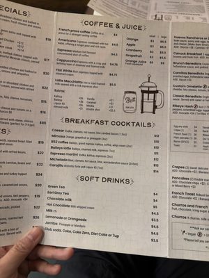 Menu photo 5 Brunch Vancouver, BC Menu photo 5 Brunch Vancouver, BC