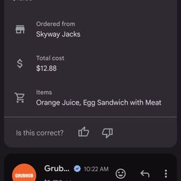 My email receipt of what they stole My email receipt of what they stole