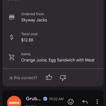 Skyway Jack's - My email receipt of what they stole - Breakfast & Brunch Near Me - Saint Petersburg, Florida Skyway Jack's - My email receipt of what they stole - Breakfast & Brunch Near Me - Saint Petersburg, Florida