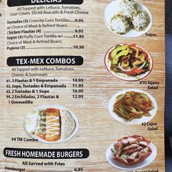 El Tex Mex Burrito Cafe - New menu Aug 2022