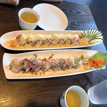 Sushiko - Wild Tuna Gone Wild Roll Yellowtail Roll - Sushi Bars Near Me - Rohnert Park, California Sushiko - Wild Tuna Gone Wild Roll Yellowtail Roll - Sushi Bars Near Me - Rohnert Park, California