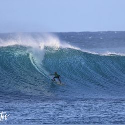 Skim Hawaii - 8 year old @Asher_McClenahan dropping in on a big wave at Honolua Bay