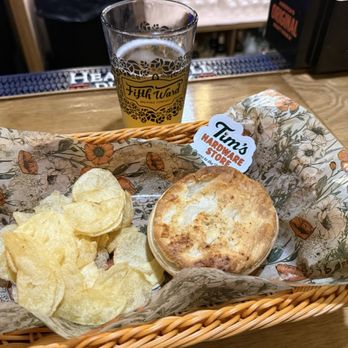 Tim's Hardware Store - Spicy chicken meat pie. Also got the garlic butter steak, both very good. - Dive Bars Near Me - Princeton, Wisconsin Tim's Hardware Store - Spicy chicken meat pie. Also got the garlic butter steak, both very good. - Dive Bars Near Me - Princeton, Wisconsin