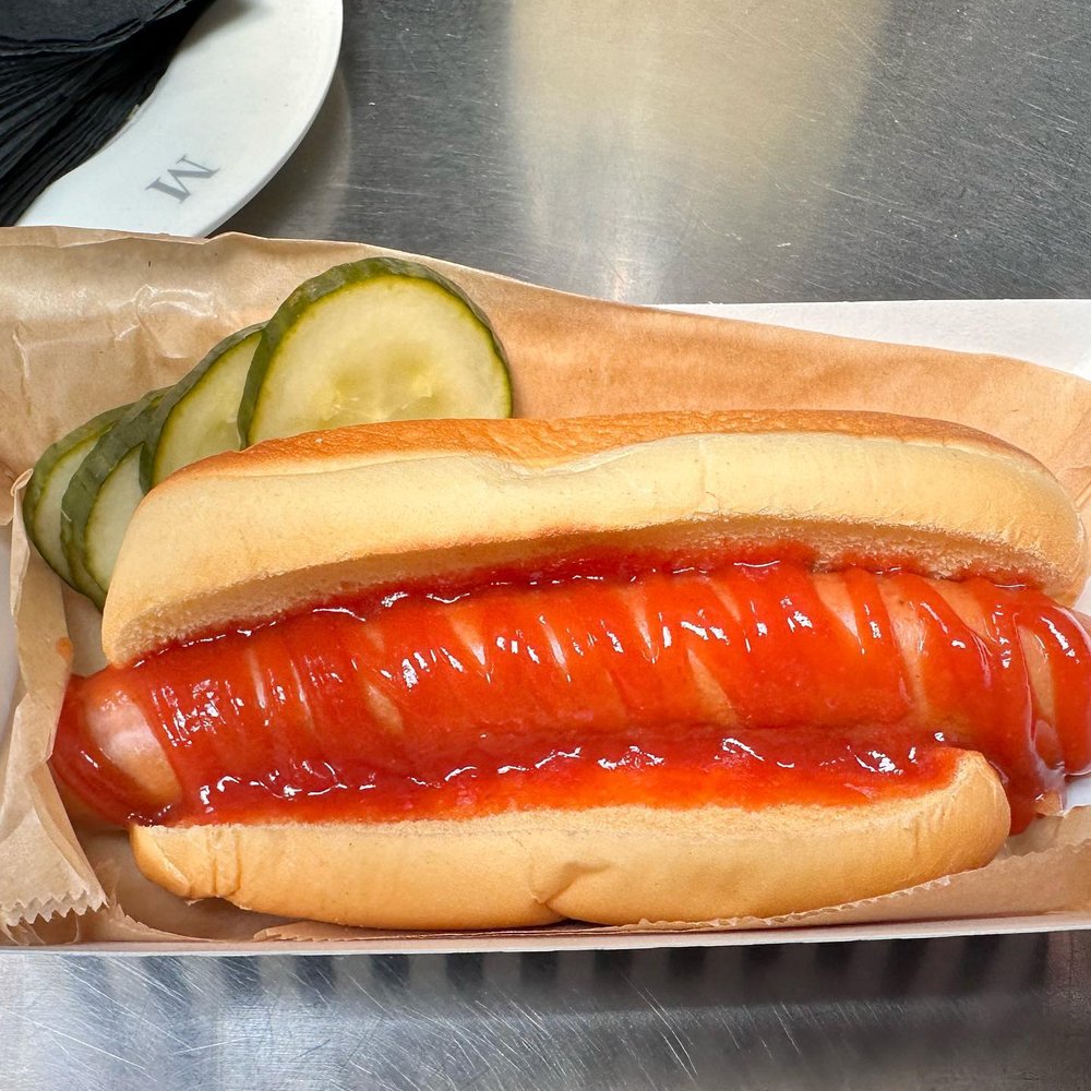 The Mark Hot Dog - OMG THOSE PICKLES! - Hot Dogs Near Me - New York, New York The Mark Hot Dog - OMG THOSE PICKLES! - Hot Dogs Near Me - New York, New York