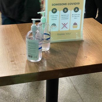 Somisomi - Sanitizer station - Ice Cream & Frozen Yogurt Near Me - Irvine, California Somisomi - Sanitizer station - Ice Cream & Frozen Yogurt Near Me - Irvine, California