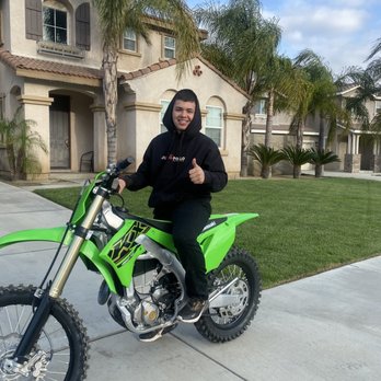 Bert's Mega Mall - Me & my new Kawasaki 450XC thanks to shoei! - Motorcycle Dealers Near Me - Covina, California