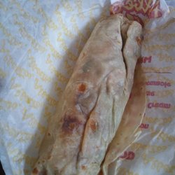 Carne asada burrito. Wish it was bigger. Lets taste it.