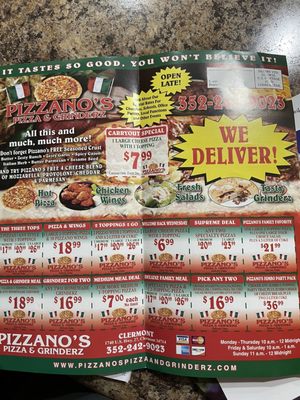 PIZZANO S PIZZA GRINDERZ Updated March 2025 37 Photos 101 L