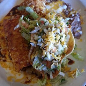 Vallejo's - Two items lunch special ( chicken enchilada and crispy taco ) - Mexican Near Me - Sacramento, California Vallejo's - Two items lunch special ( chicken enchilada and crispy taco ) - Mexican Near Me - Sacramento, California