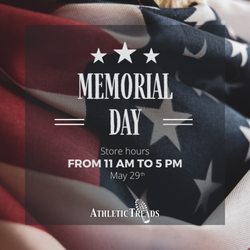 Athletic Treads - Memorial Day Special Hours: Join us from 11 am to 5 pm