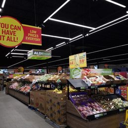 a produce section of a grocery store