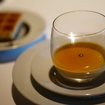 Addison - Foie pot de cream with belfian waffle - New American Near Me - San Diego, California