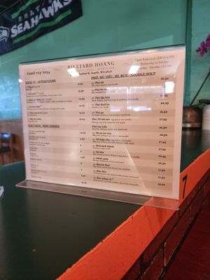 Menu photo 1 Billiard Hoang Seattle, WA Menu photo 1 Billiard Hoang Seattle, WA