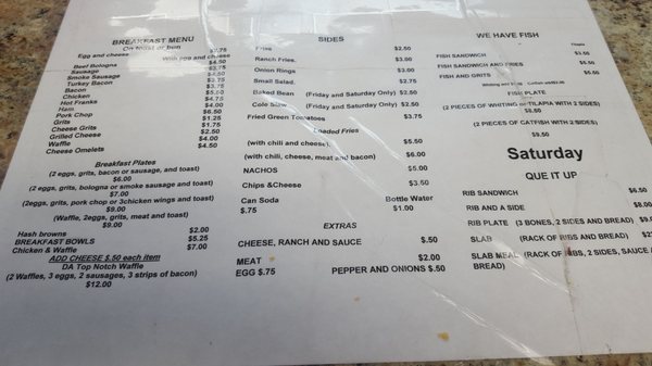 Menu photo 7 Da Sandwich Shop Center Point, AL Menu photo 7 Da Sandwich Shop Center Point, AL