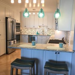 Alexandria Kitchen & Bath Studio - Condo remodel Wood-Mode Brookhaven collection cabinetry