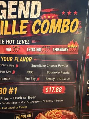 Menu photo 3 Legend Hot Chicken Restaurant Chino Hills, CA Menu photo 3 Legend Hot Chicken Restaurant Chino Hills, CA