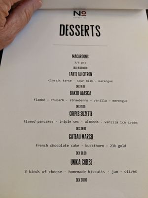 Menu photo 1 Restaurant No 10 Aabenraa, 84
