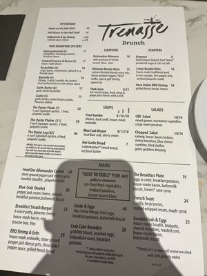 Menu photo 8 Trenasse New Orleans, LA Menu photo 8 Trenasse New Orleans, LA